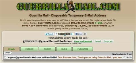 gerrilla mail|More.